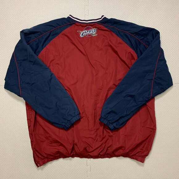 NBA Cleveland Cavaliers Pullover Jacket Men's 3XL Quarter Side Zip - Picture 7 of 8